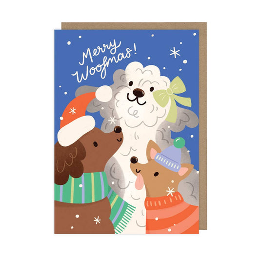 Merry Woofmas - A6 Christmas Card