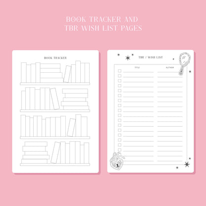 Romantasy Reading Journal – Book Review Notebook