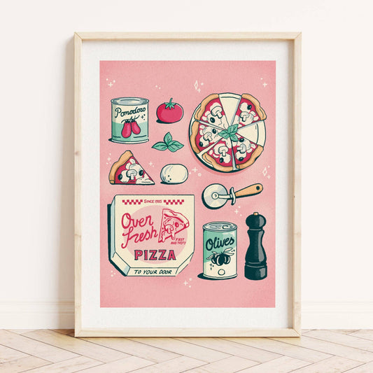 Pizza - A5 Print