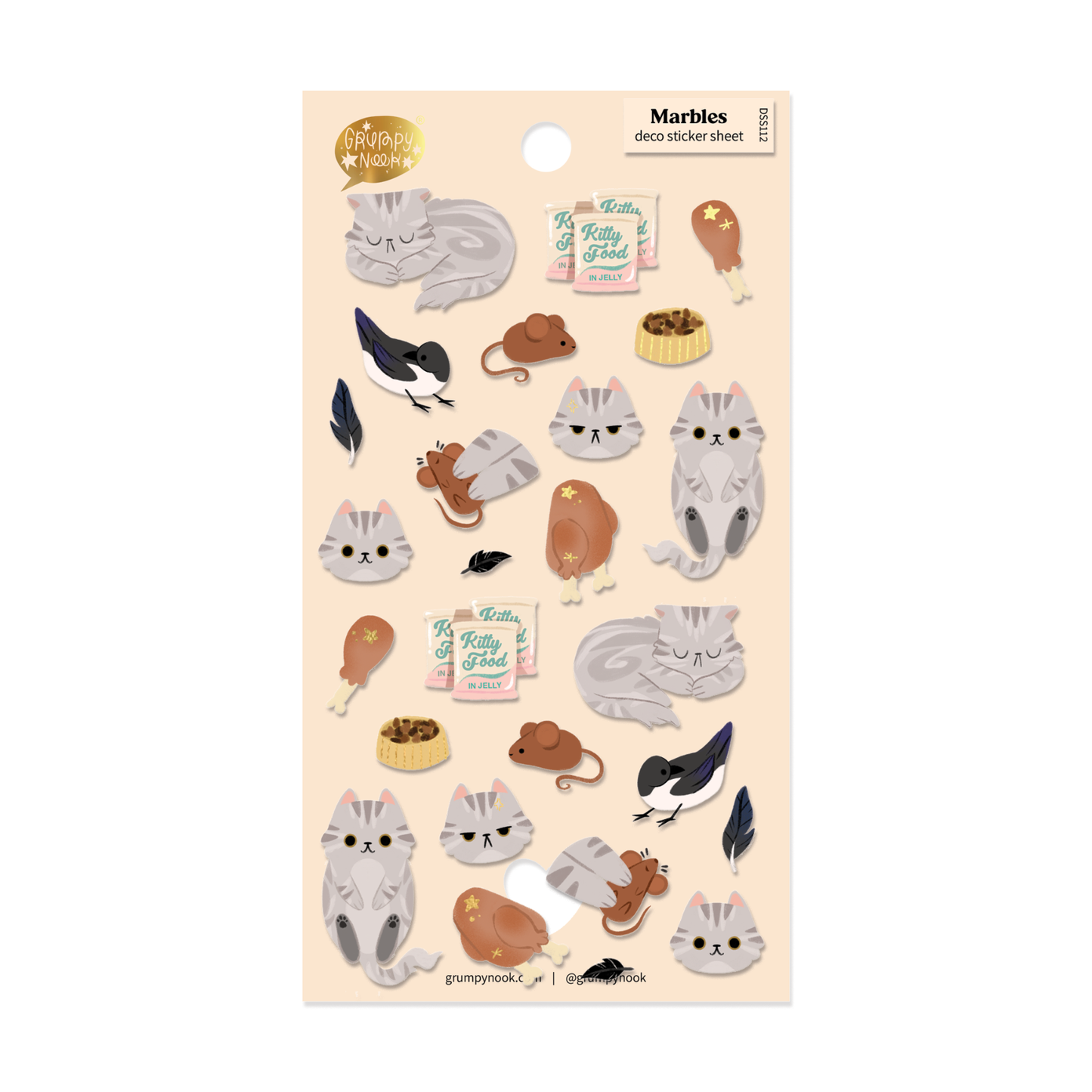 Marbles Deco - Sticker Sheet