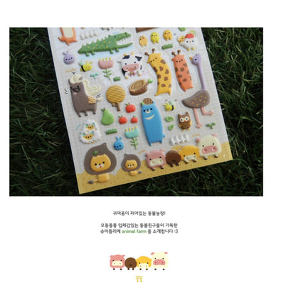 Suatelier - Animal Farm - Sticker Sheet
