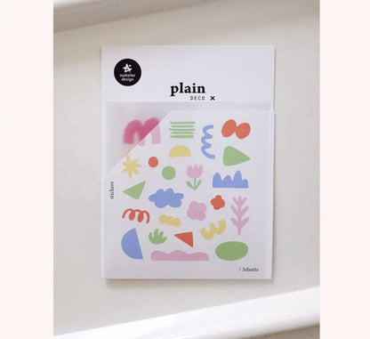 Suatelier - Plain.72 - Sticker Sheet