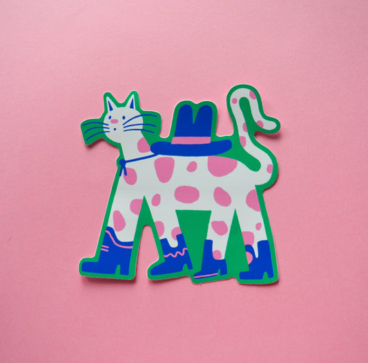 Cowboy Cat - Sticker