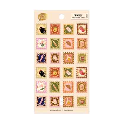 Stamps Deco - Sticker Sheet