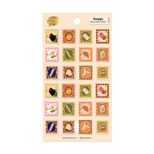 Stamps Deco - Sticker Sheet