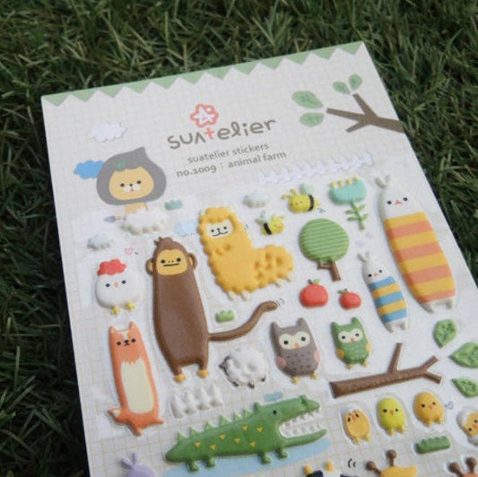 Suatelier - Animal Farm - Sticker Sheet
