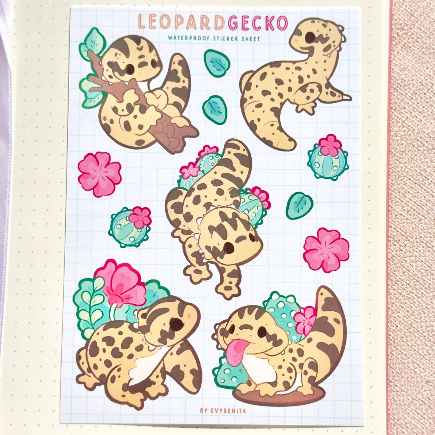 Leopard Gecko - Sticker Sheet