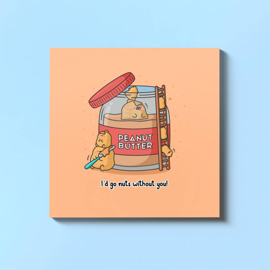 Peanut Butter - Square Card