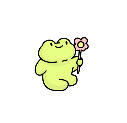 Frog and Bee - Sticker Pack