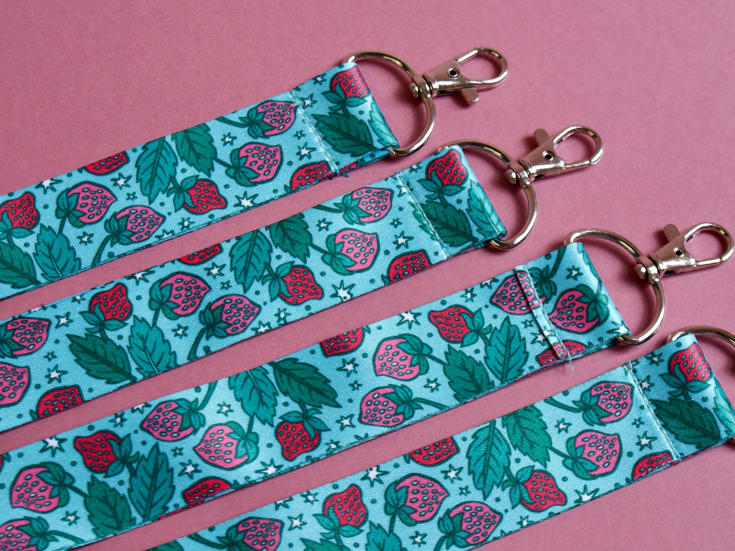Strawberries - Lanyard