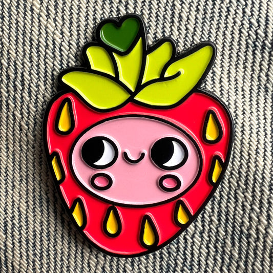 Strawbebby - Enamel Pin