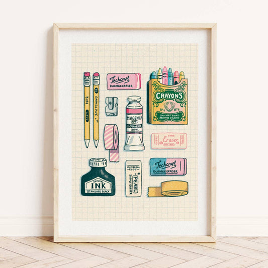 Art Supplies - A5 Print