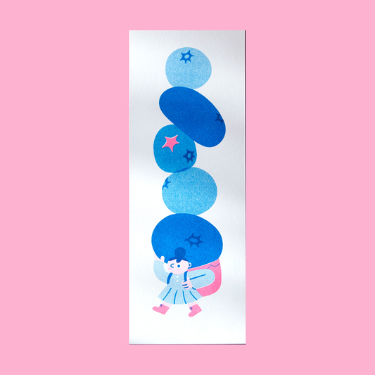 Blueberries - Mini Print