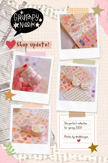 Bunny Picnic Deco Sticker Sheet