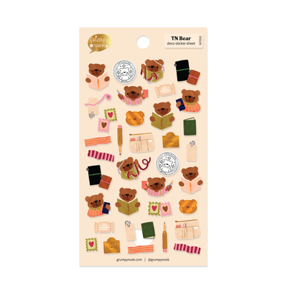 TN Bear Deco - Sticker Sheet