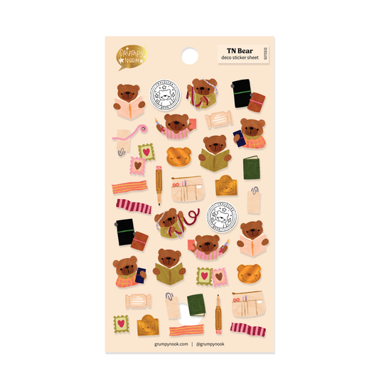 TN Bear Deco - Sticker Sheet