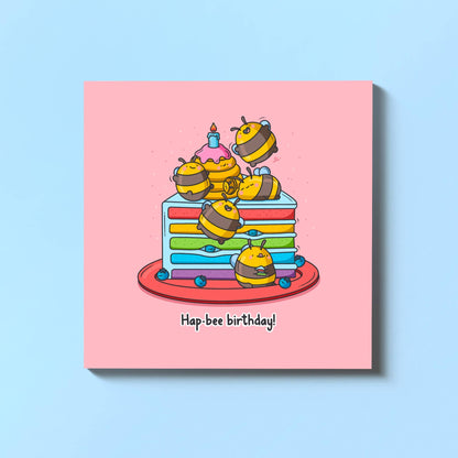 Bumblebee Card - Square Card