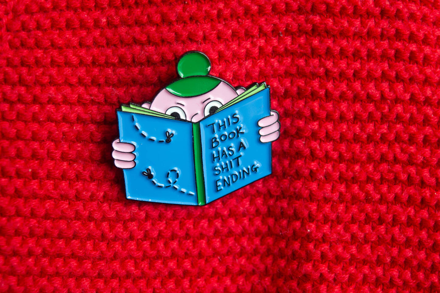 This Book Has A Sh*t Ending - Enamel Pin