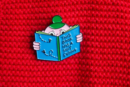 This Book Has A Sh*t Ending - Enamel Pin