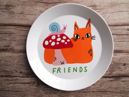 Cat Friends - Party Plate