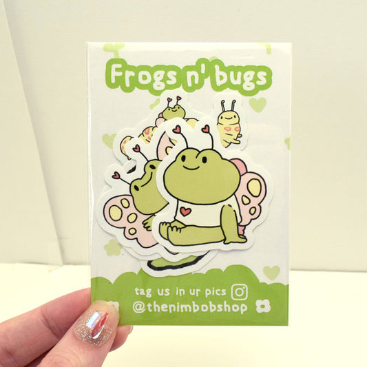 Frog and Bug - Sticker Pack