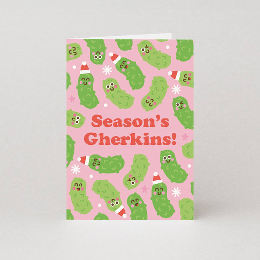 Season's Gherkins - Christmas Card