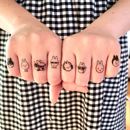 Tiny Tats - Temporary Tattoo Sheet