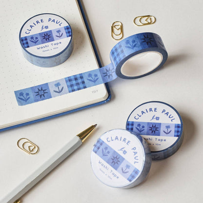 Inky Floral - Washi Tape