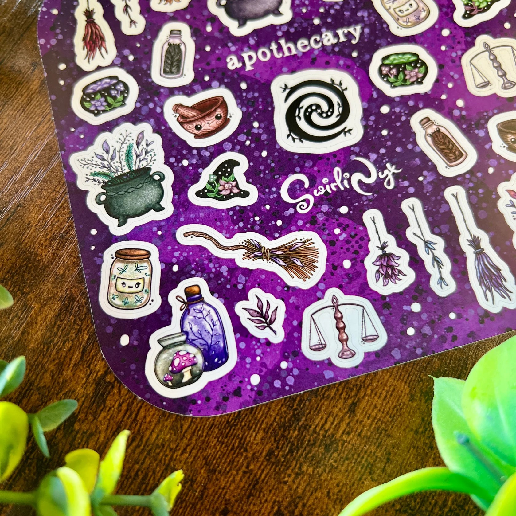 Purple Apothecary - Sticker Sheet