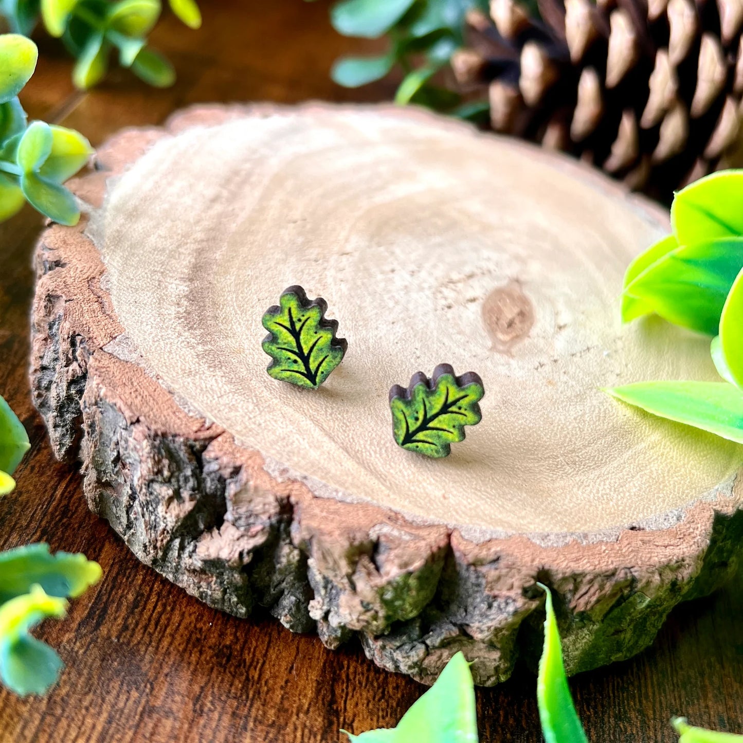 Oak Leaf - Earrings