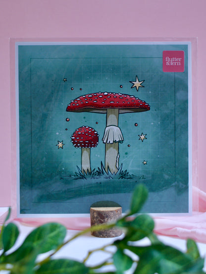 Fly Agaric - Square Art Print