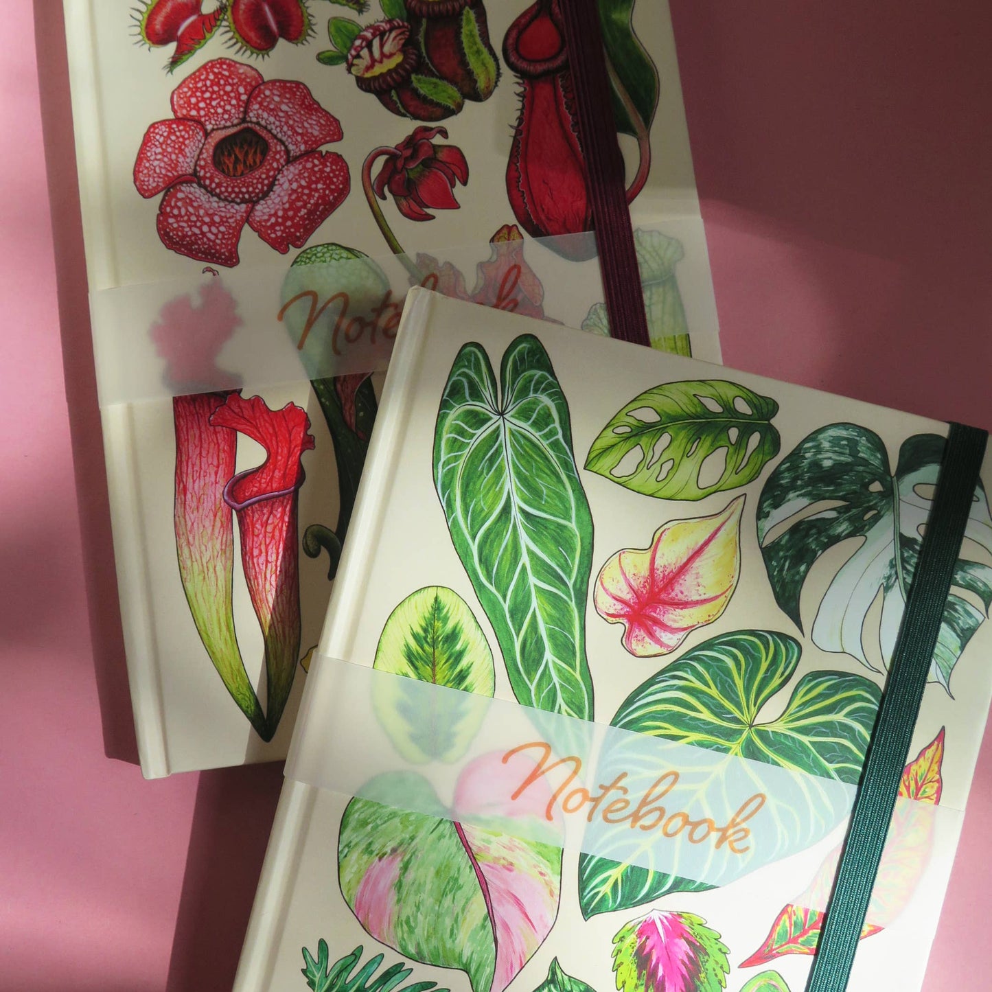 Tropical Leaves - Hard Cover Notebook