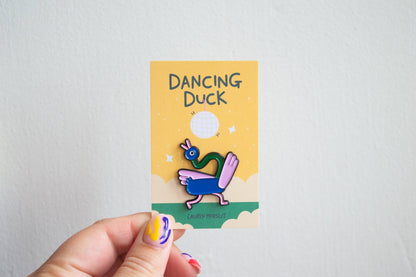 Dancing Duck - Enamel Pin