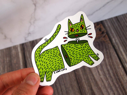 Zombie Cat - Sticker