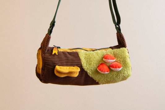 Corduroy Log - Crossbody Bag