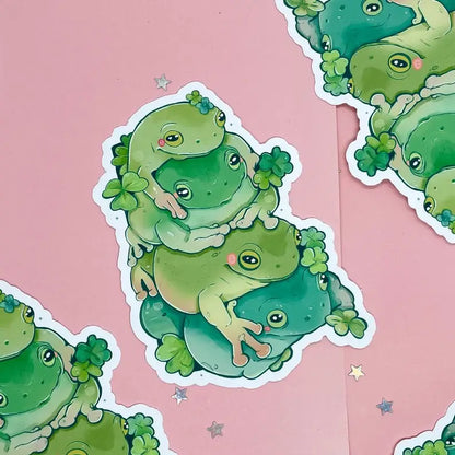 Frog Stack - Sticker