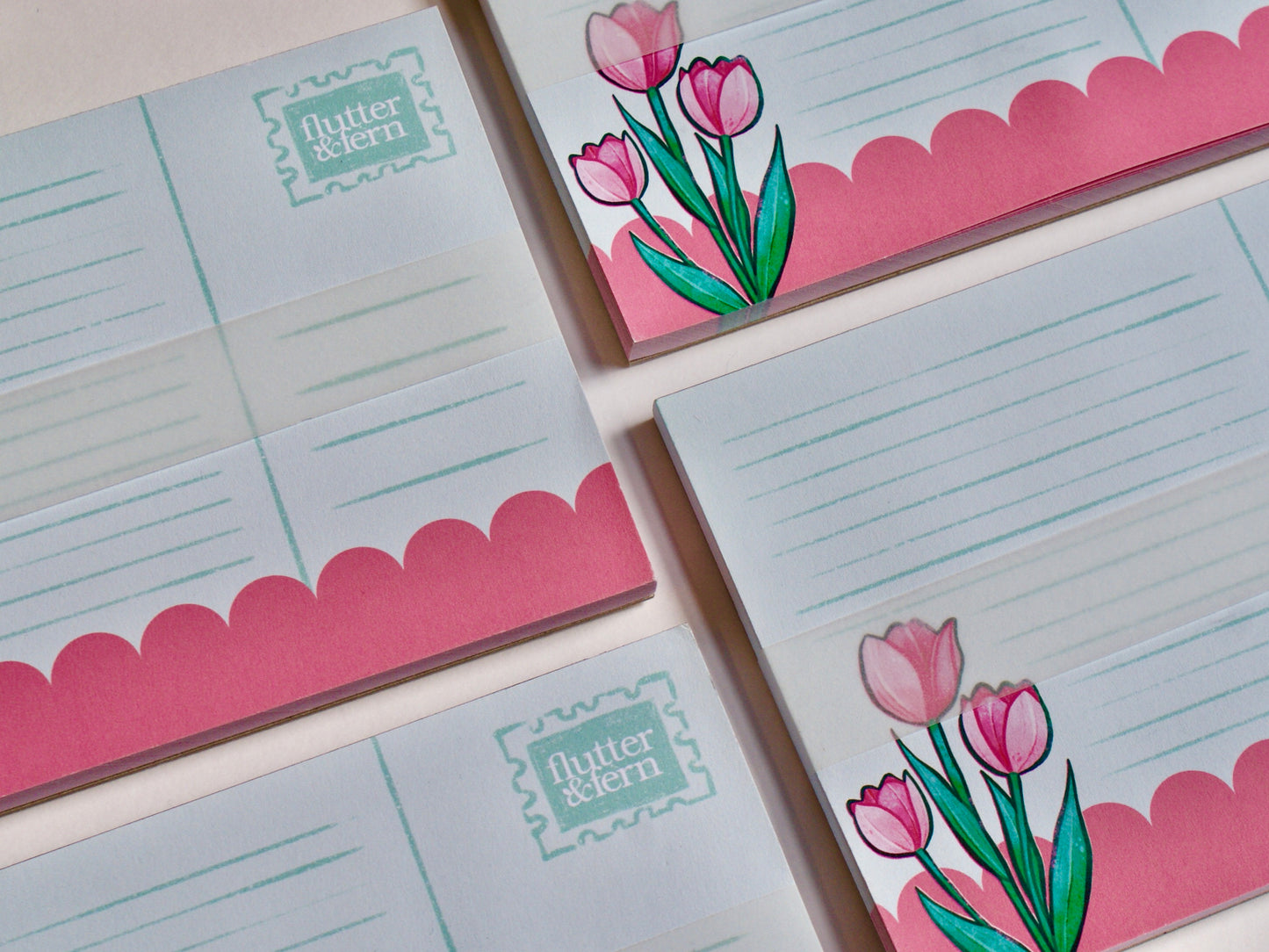 Tulip Postcard - A6 Notepad