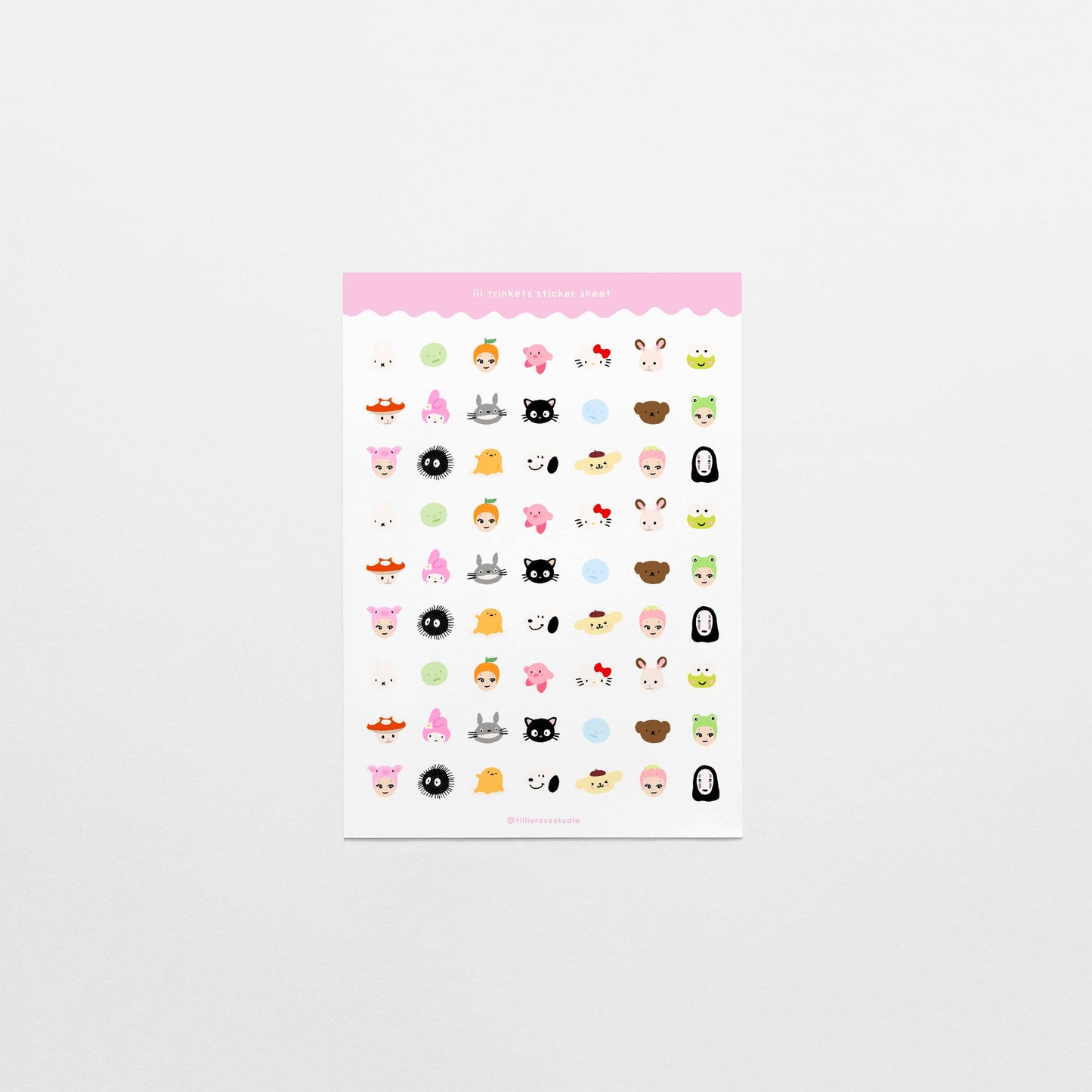 Lil Trinkets Clear Vinyl - Sticker Sheet