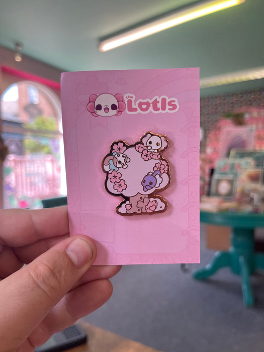 Cherry Blossom Lotl Tree - Enamel Pin