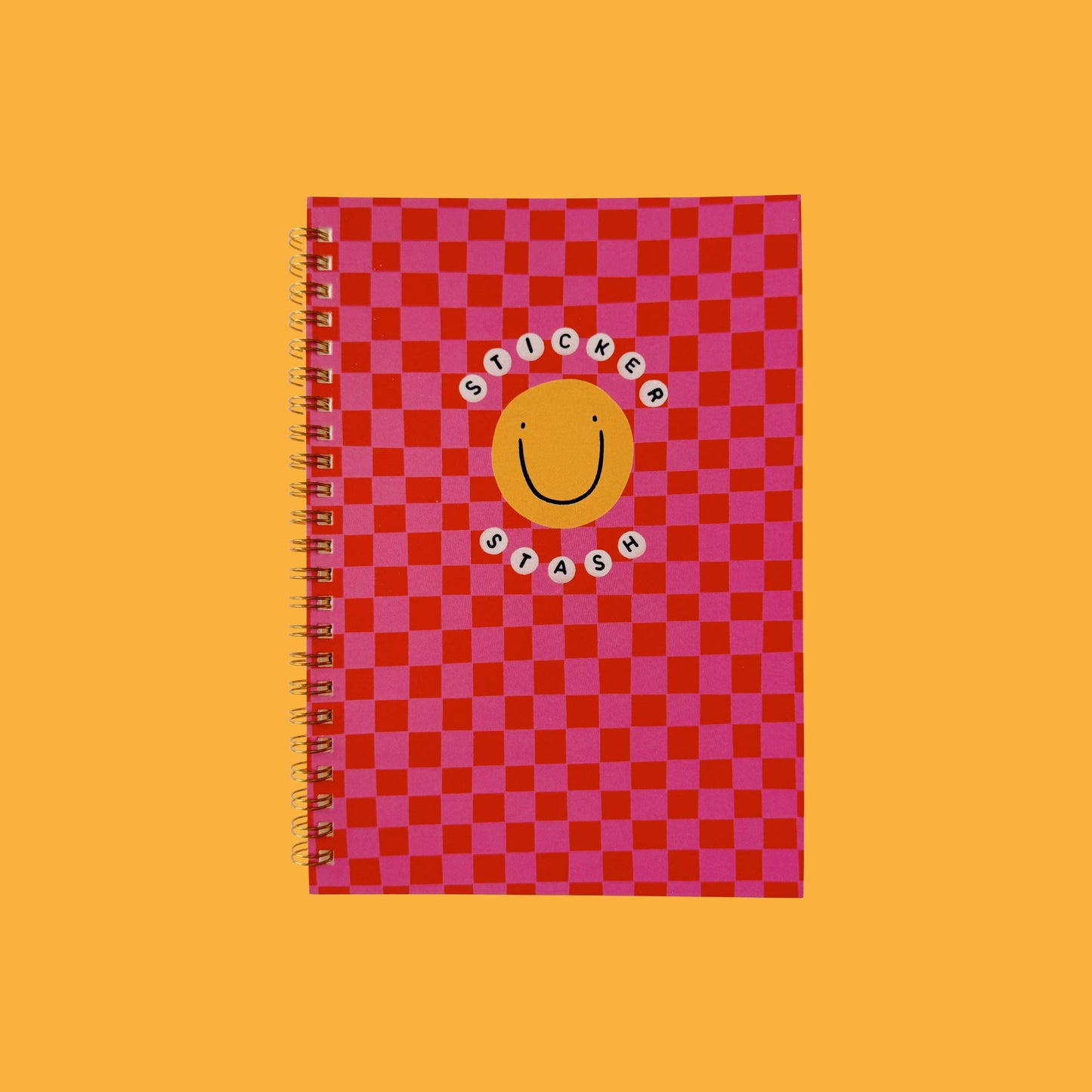 Sticker Stash - Checkerboard - A5 Sticker Keeper
