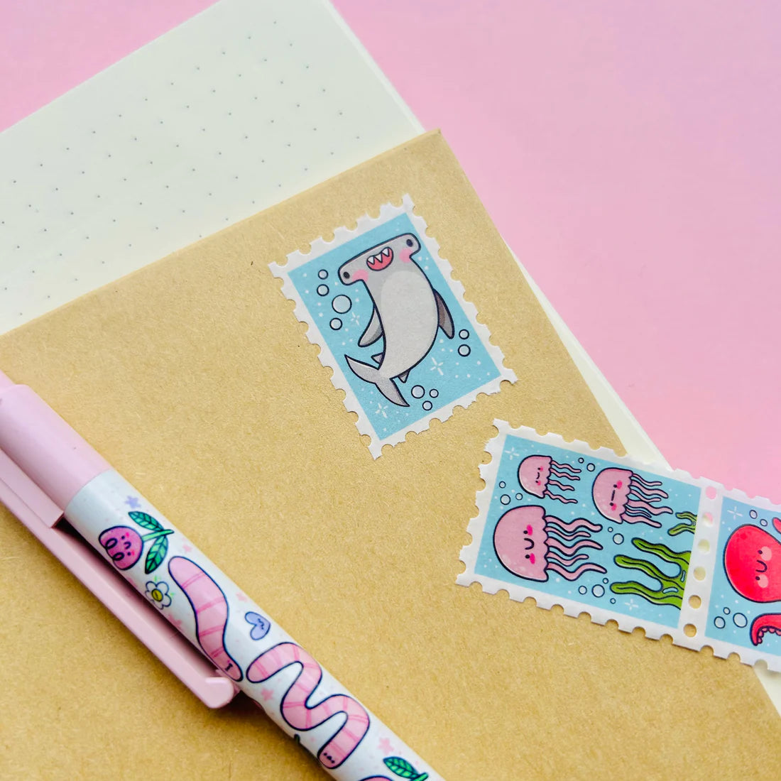 Sea Life Stamp - Washi Tape