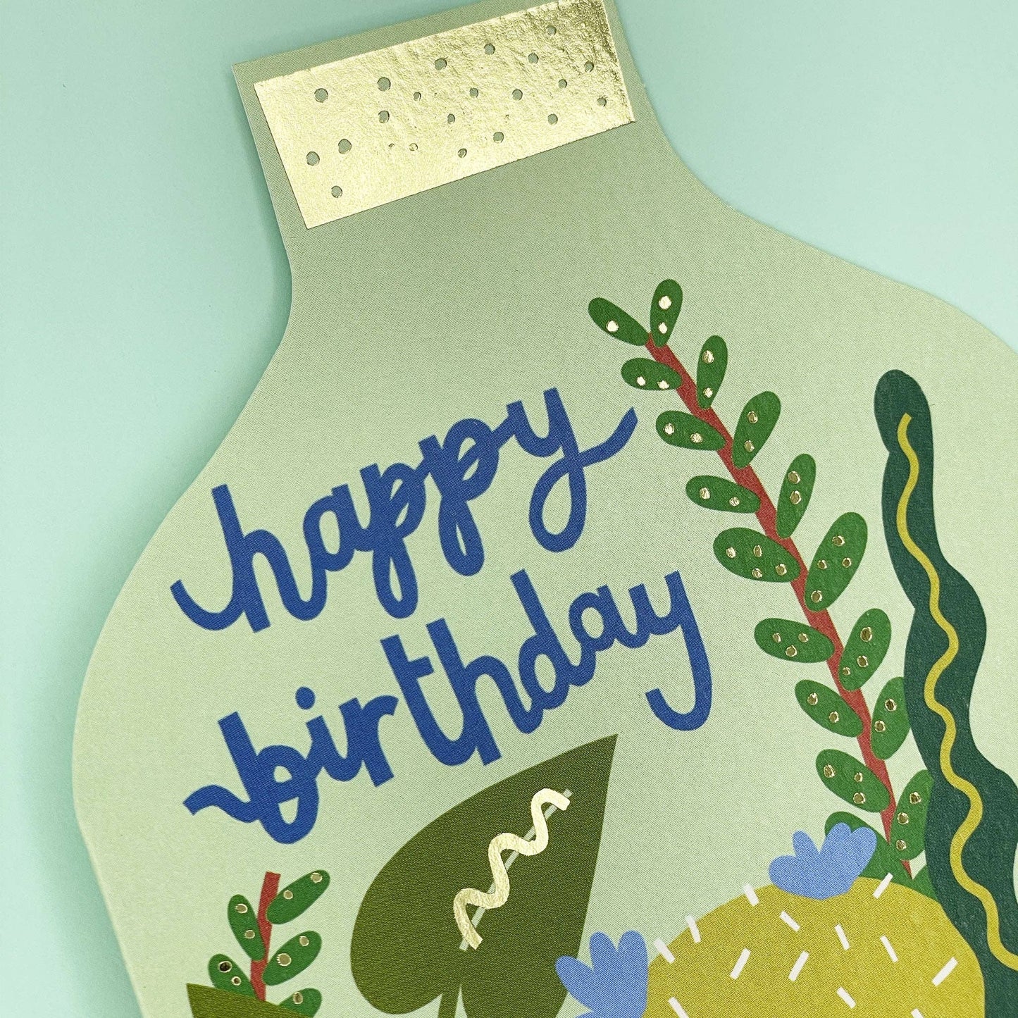 Happy Birthday Terrarium - A6 Card
