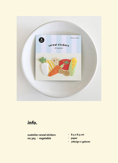 Suatelier - Vegetables - Sticker Pack