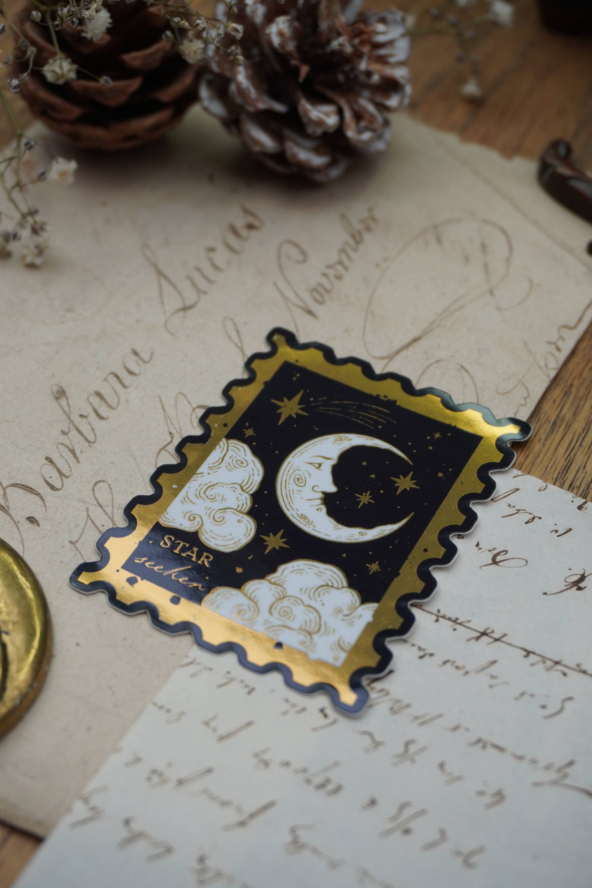 Star Seeker Stamp - Sticker