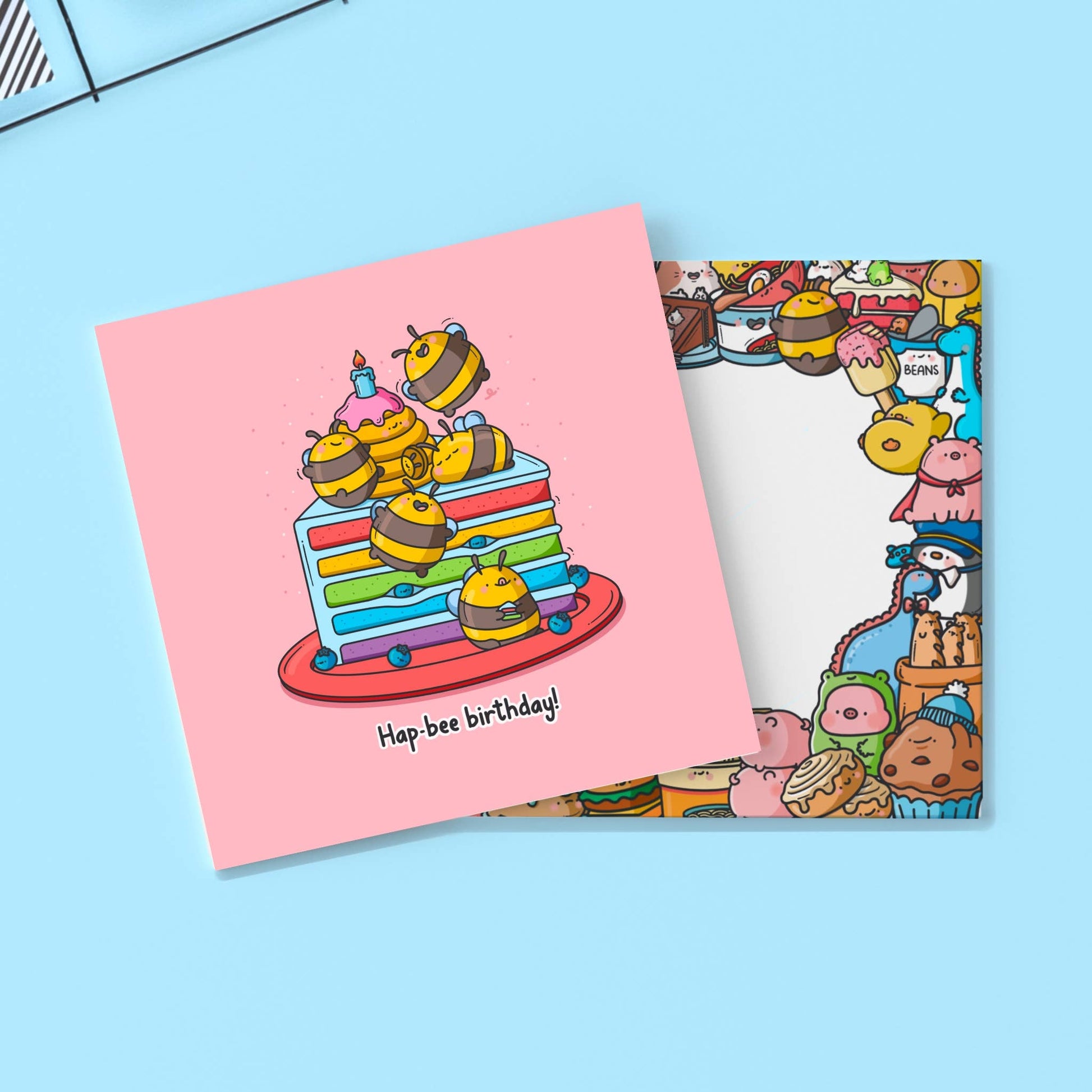 Bumblebee Card - Square Card