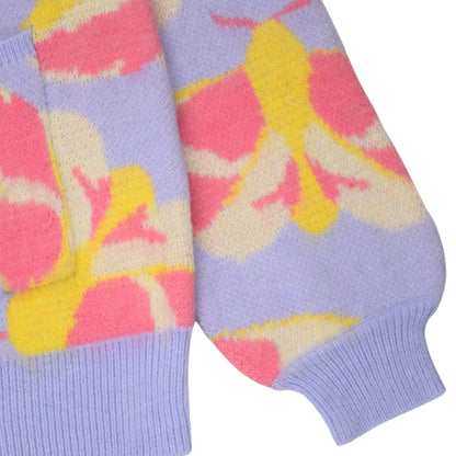 Fuzzy Rosy Maple Moth - Cardigan