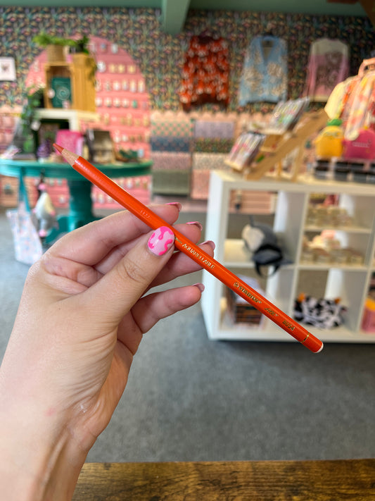 Orange - Aquarellable Chinagraph - Pencil