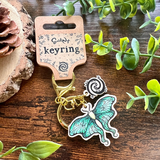 Luna Moth - Keyring