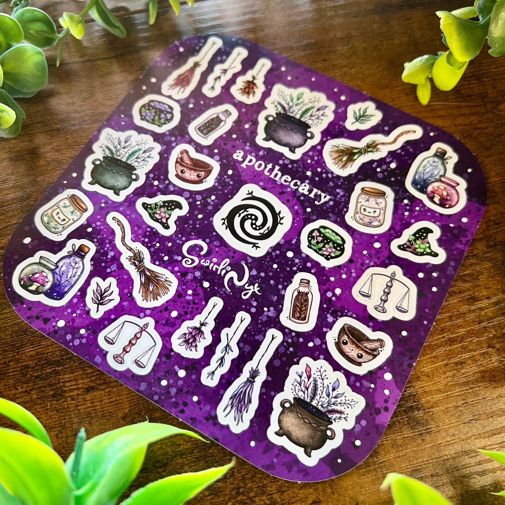 Purple Apothecary - Sticker Sheet