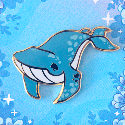 Cute Blue Whale Pup - Enamel Pin